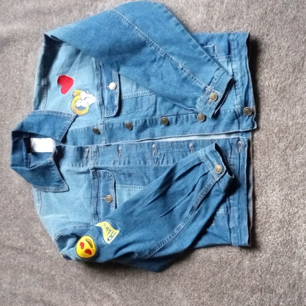 NFL Juniors Rams trucker jacket with patches